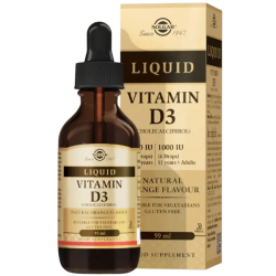 Solgar Sıvı Vitamin D3 1000 IU Takviye Edici Gıda 59 ml - Solgar