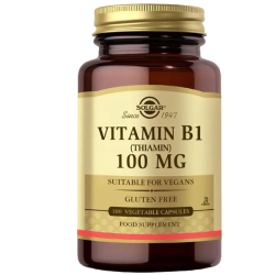 Solgar Vitamin B1 (Thiamin) 100 Mg 100 Tablet - Solgar