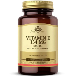 Solgar - Solgar Vitamin E 200 IU 50 Yumuşak Kapsül Solgar - Solgar Vitamin E 200 IU 50 Yumuşak Kapsül