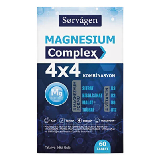  Sorvagen 4x4 Magnezyum Complex 60 Tablet - 1