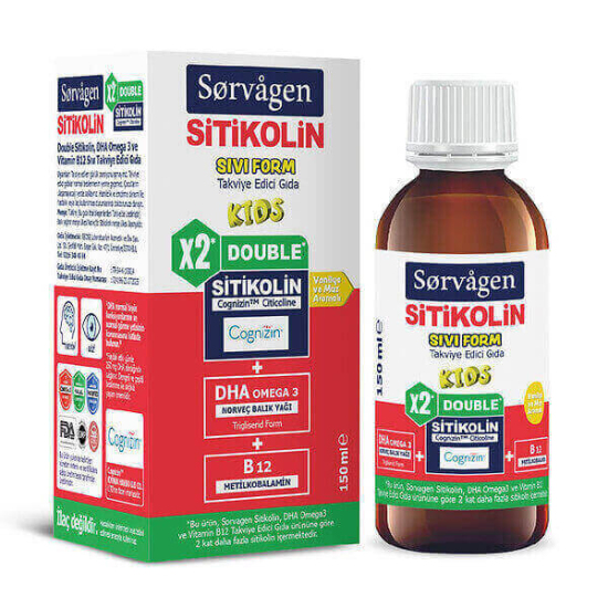  Sorvagen Double Sitikolin Sıvı Form 150 ml - 1