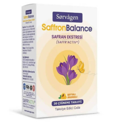 Sorvagen SaffronBalance Safran 30 Çiğneme Tableti - Sorvagen