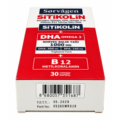 Sorvagen Sitikolin DHA Omega 3 30 Kapsül - 2
