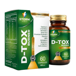 Storm Vitals D Tox Burner 60 Kapsül - Storm Vitals