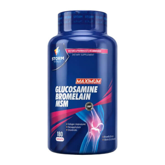  Storm Vitals Glucosamine Bromelain Msm 180 Tablet - 1
