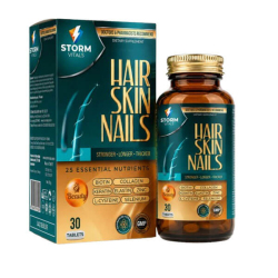 Storm Vitals Hair Skin Nails 30 Tablet - Storm Vitals