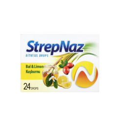 Strepnaz Bal-Limon & Kuşburnu 24 Pastil - Strepnaz