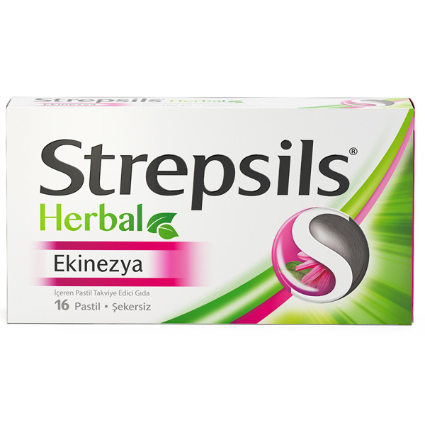 Strepsils Herbal Ekinezya Aromalı 16 Pastil