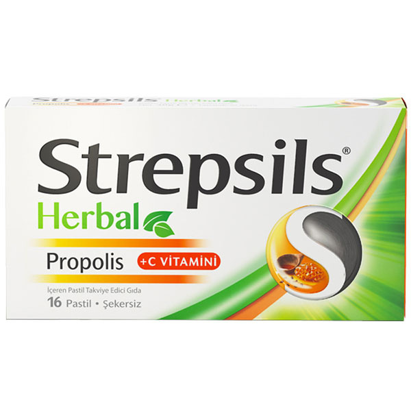 Strepsils Herbal Propolis Aromalı 16 Pastil