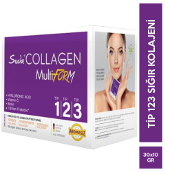 Suda Collagen - Suda Collagen Multiform Aromasız 10 gr x 30 Saşe Suda Collagen - Suda Collagen Multiform Aromasız 10 gr x 30 Saşe