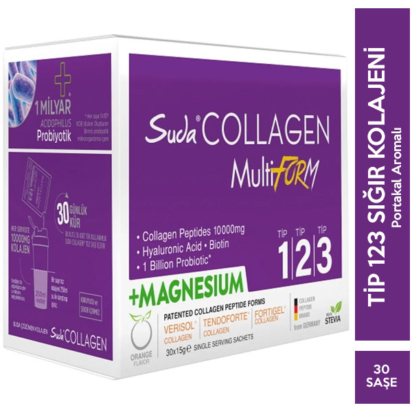 Suda Collagen Multiform Magnesium 15 gr 30 Saşe