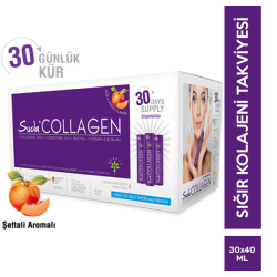 Suda Collagen - Suda Collagen Peach Flavor 30 Shots x 40 ml Suda Collagen - Suda Collagen Peach Flavor 30 Shots x 40 ml