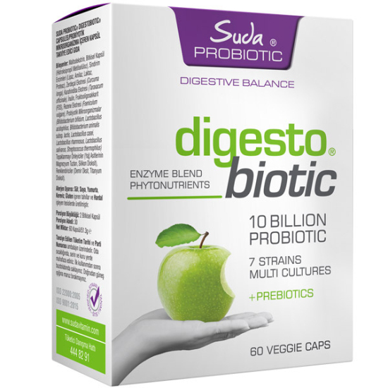 Suda Probiotic Digestobiotic 60 Kapsül - 1