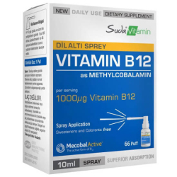 Suda Vitamin B12 Dil Altı Spreyi 10 ML - Suda Vitamin