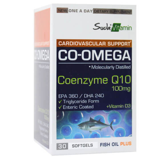 Suda Vitamin CO Omega 30 Softgels 30 kapsül 1000 mg balık yağı Omega 3 650 mg EPA 360 mg DHA 240 mg Koenzim Q10 100 mg- 1