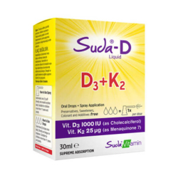 Suda Vitamin D3 K2 Likid Vitamin 30 ml - Suda Vitamin
