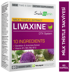 Suda Vitamin - Suda Vitamin Livaxine 60 Kapsül Suda Vitamin - Suda Vitamin Livaxine 60 Kapsül