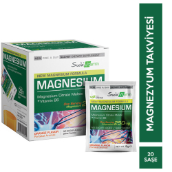 Suda Vitamin - Suda Vitamin Magnesium Orange 20 Saşe Magnezyum Takviyesi Suda Vitamin - Suda Vitamin Magnesium Orange 20 Saşe Magnezyum Takviyesi