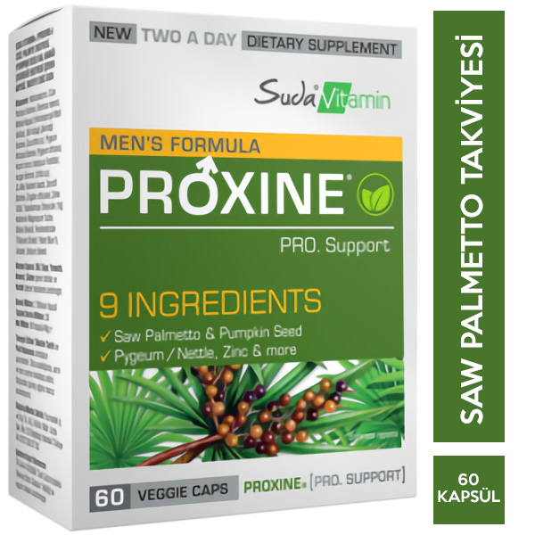 Suda Vitamin Proxine Mens Formula 60 Kapsül