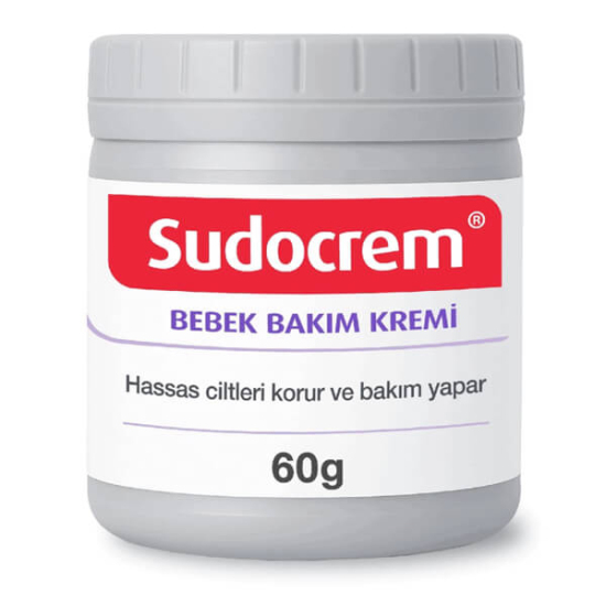 Sudocrem Bebek Bakım Kremi 60 gr pişik kremi hassas ciltler için yoğun nemlendirici koruyucu bakım kremi kutu- 1