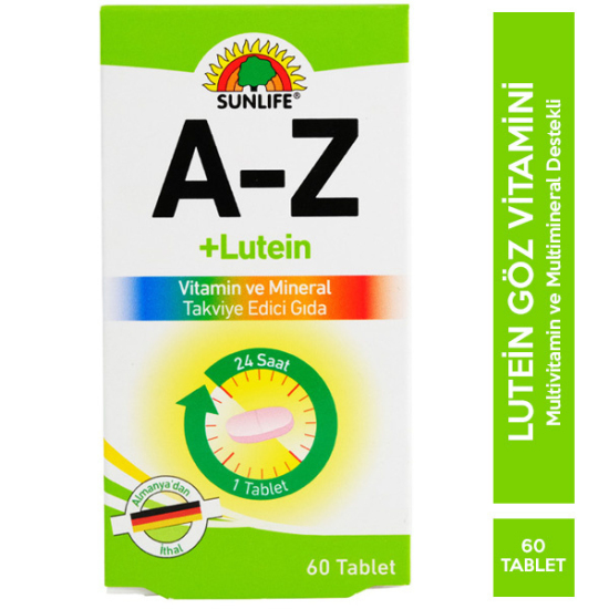 Sunlife A Z Vitamin Lutein 60 Tablet Göz Vitamini - 1