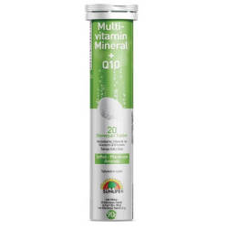 Sunlife Multivitamin Mineral Q10 20 Efervesan Tablet - Sunlife