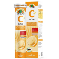 Sunlife - Sunlife Vitamin C Extra 20 Tablet C Vitamini Takviyesi Sunlife - Sunlife Vitamin C Extra 20 Tablet C Vitamini Takviyesi