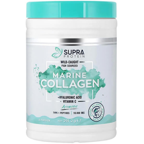 Supra Protein Marine Collagen 291,2 gr toz balık kolajen peptit 10000 mg hyaluronik asit 100 mg C vitamini 300 mg- 1