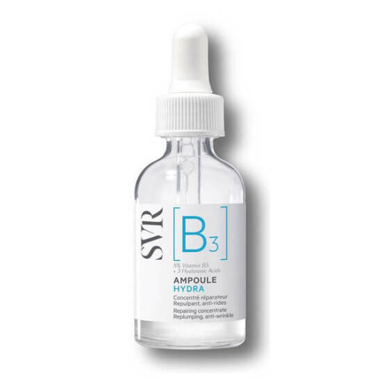 SVR Ampoule B3 Hydra Serum 30 ml yatıştırıcı yüz serumu B3 niasinamid ve hyalüronik asit ile yoğun nem ve dolgunluk- 1