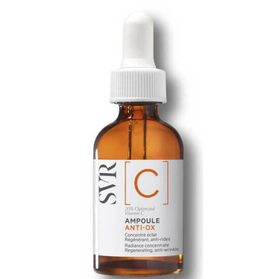 SVR Ampoule C Anti-Ox Serum 30 ml C vitamini 3-O-ethyl ascorbic acid içeren antioksidan aydınlatıcı yüz serumu- 1