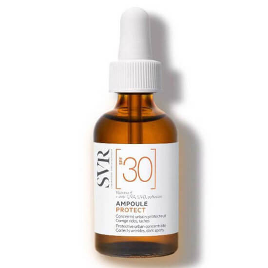 SVR Ampoule Protect SPF 30 30 ml güneş serumu E vitamini su teresi ve schisandra üzümü içeren antioksidan koruma- 1