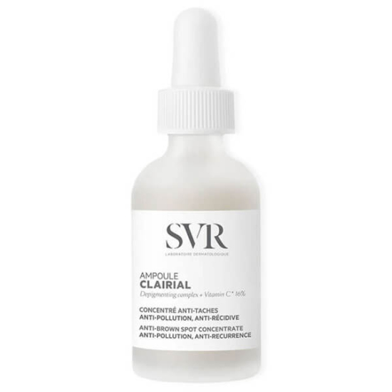 SVR Clairial kahverengi leke karşıtı yaşlanma karşıtı ampul 30 ml yüz dekolte el cilt tonu eşitleyici serum- 1