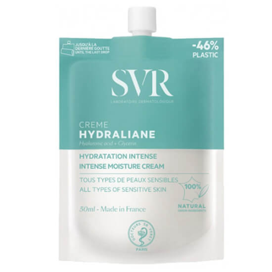 SVR Hydraliane Intense Moisture Cream 50 ml yoğun nemlendirici yüz kremi hassas ciltler için yağsız hipoalerjenik- 1