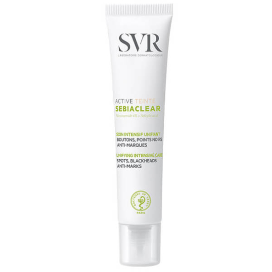 SVR Sebiaclear Active Teinte 40 ml renkli akne bakım kremi, yağlı cilt, sebum dengeleyici, gözenek sıkılaştırıcı- 1