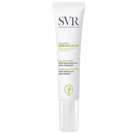 SVR Sebiaclear Cicapeel 15 ml yağlı ciltler için temizleme jeli, sivilce akne karşıtı, leke azaltmaya ve yağ-nem dengesine destek- 1