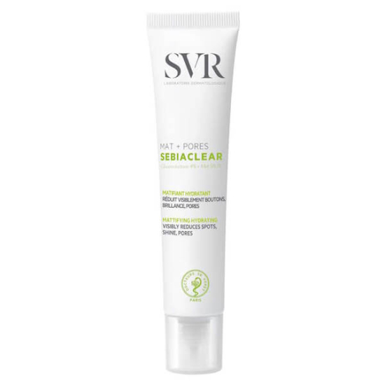 SVR Sebiaclear Mat+Pores Cream 40 ml akne karşıtı matlaştırıcı krem, yağlı ve akneye eğilimli ciltler için- 1