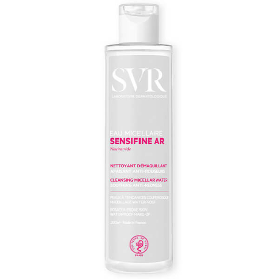 SVR Sensifine AR Eau Misel 200 ml temizleme suyu hassas ciltler için makyaj yağ kir arındırır kızarıklık azaltır durulama gerekmez- 1