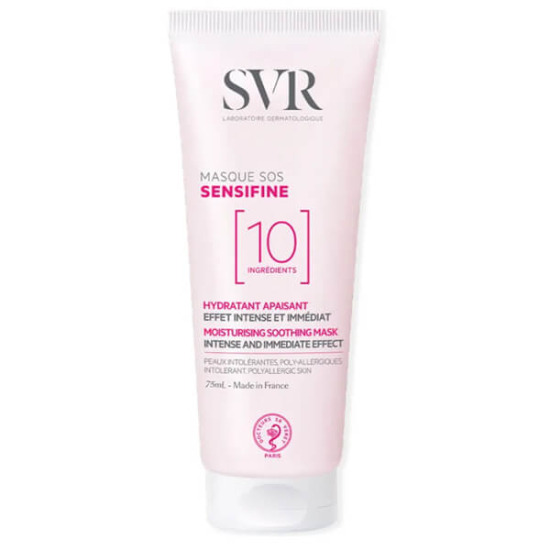 SVR Sensifine Masque SOS 75 ml gece yüz maskesi, hassas ve reaktif ciltler için nemlendirici, kızarıklık azaltıcı bakım- 1