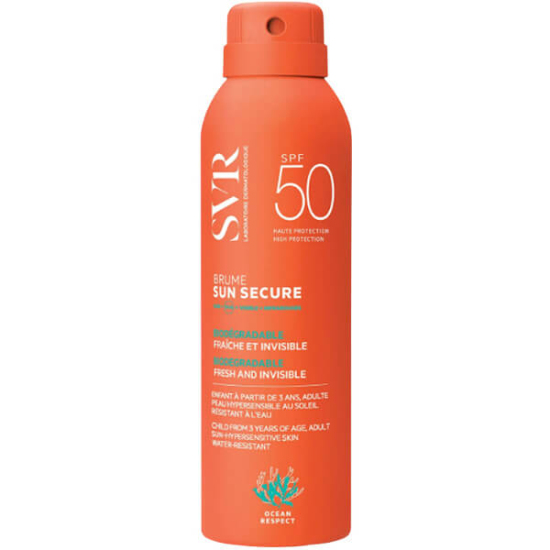 SVR Sun Secure Brume SPF 50 200 ml güneş spreyi, tüm cilt tipleri için, yüksek koruma ve nem dengeleyici brume- 1