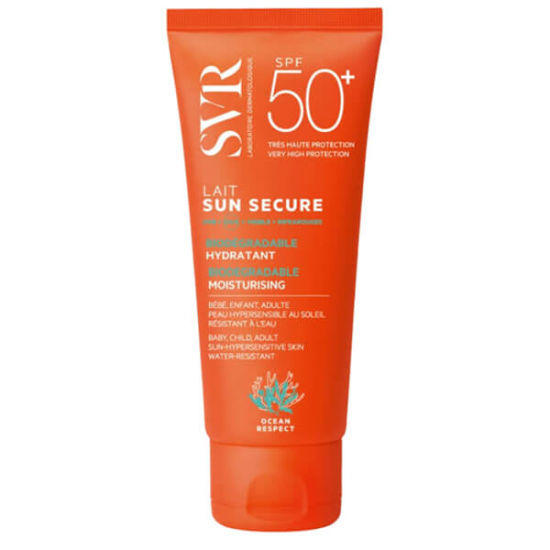 SVR Sun Secure Lait SPF 50 100 ml güneş kremi, yüz ve vücut için, ince yapılı, nemlendirici, normal cilt- 1