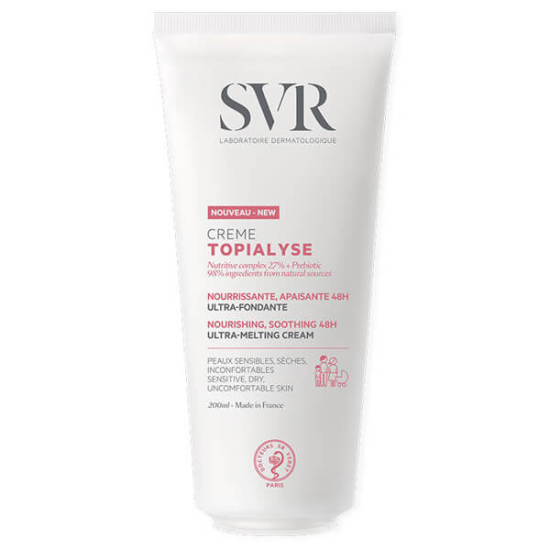 SVR Topialyse Emollient Krem 200 ml yüz ve vücut için kuru hassas ciltlere yoğun nemlendirici yumuşatıcı bakım kremi- 1