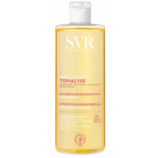 SVR Topialyse Huile Lavante Cleansing Oil 400 ml misel teknolojili temizleme yağı çok kuru atopiye meyilli ciltler için- 1