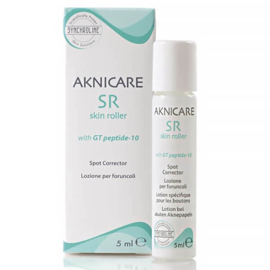 Synchroline Aknicare SR Skin Roller 5 ml lokal akne kurutucu, roller başlık, yağlı ve akneli ciltler için- 1