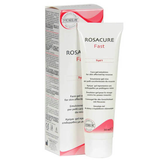 Synchroline Rosacure Fast Cream Gel 30 ml kızarıklık karşıtı jel krem, polyglutamik asit %25, MSM ve butylcyclohexanol- 1