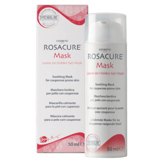 Synchroline Rosacure Mask 50 ml yüz maskesi, jel form; glycerin ve dimethyl sulfone içerikli hassas ciltler için maske- 1