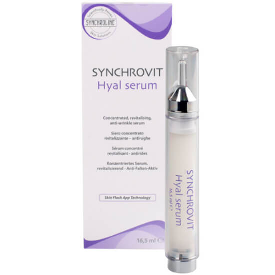 Synchroline Synchrovit Hyal Serum 16,5 ml hyaluronik asit içerikli yüz boyun serumu nemlendirici dolgunlaştırıcı- 1