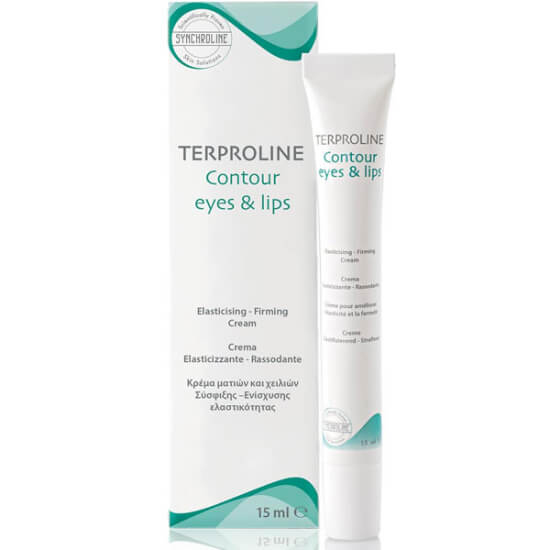 Synchroline Terproline Contour Eyes and Lips 15 ml göz ve dudak çevresi kremi, ince çizgi ve koyu halka bakımı- 1