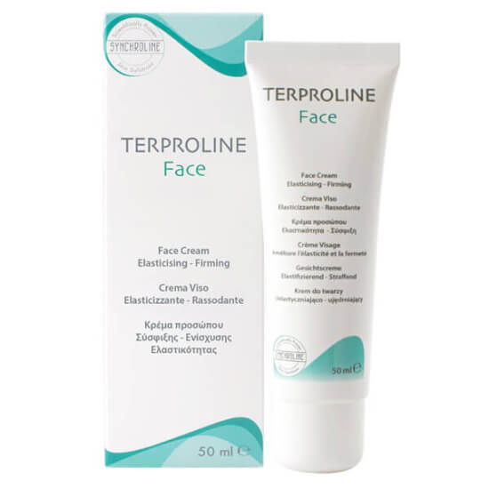 Synchroline Terproline Face Cream 50 ml kırışıklık karşıtı yüz kremi, kollajen ve hyalüronik asit destekli nemlendirici- 1