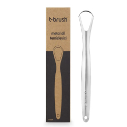 T Brush Paslanmaz Çelik Dil Temizleyici