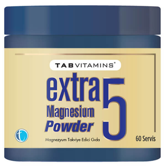  Tabvitamins Extra 5 Magnezyum Powder 60 Servis - 1